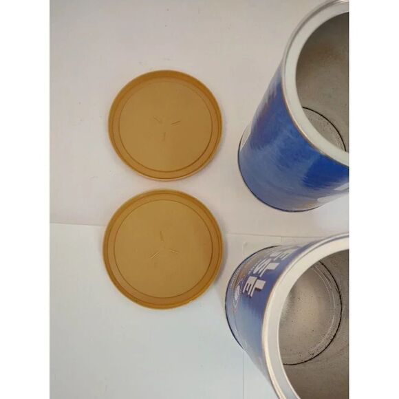 Coffee Canisters, for Arts & Crafts, paperboard with Metal Base & Plas… - Picture 7 of 10